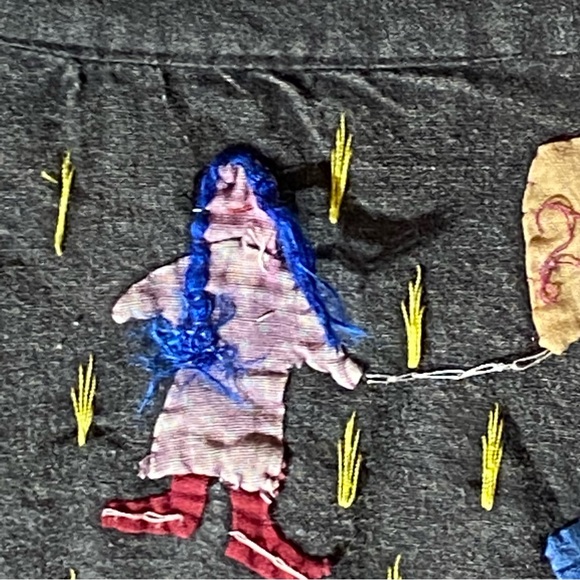 Rare Sacred Threads Vintage Medium Distressed Jacket. - Picture 14 of 17